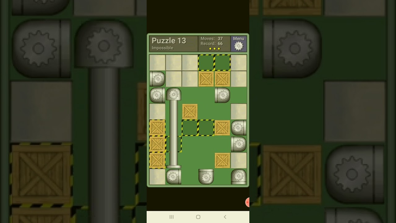 PUSHING MACHINE -- IMPOSSIBLE Puzzle 13 -- [66 moves] -- by qr637