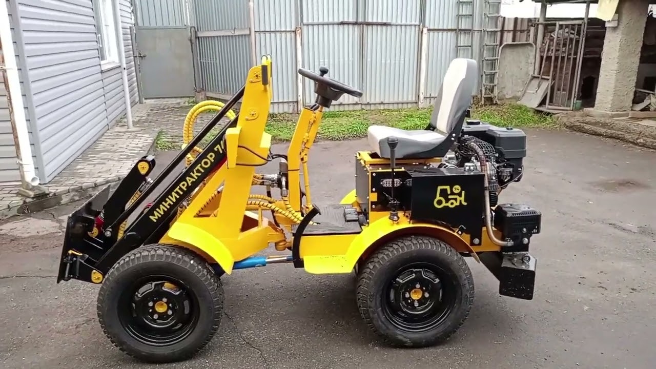 ОТВЕТЫ на вопросы и ДЕМОНСТРАЦИЯ работы МИНИ-ПОГРУЗЧИКА / МАНЕВРЕНОСТЬ, быстросъем КОВША и не только