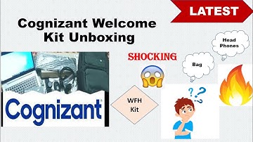 Cognizant Welcome kit unboxing | WFH Kit For Cognizant Employees| #shocking #review