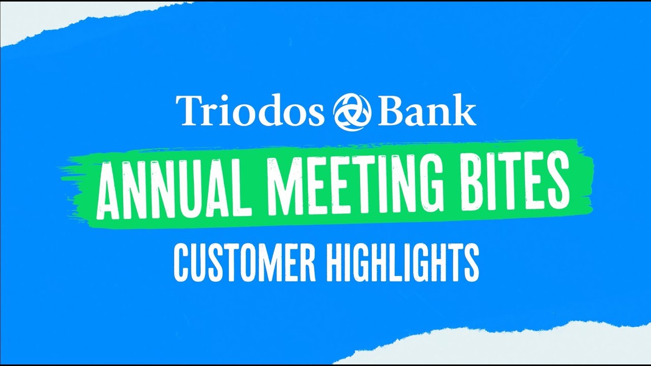 Annual Meeting Bites: A celebration of Triodos Bank UK customers