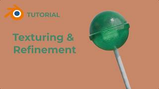 Making a Lollipop in Blender - Texturing and Refinement