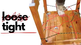 how to make a Treenet – weaving TIGHT
