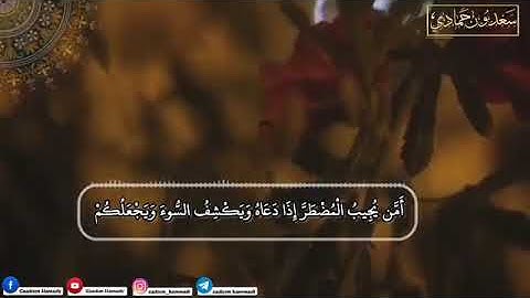 #الشيخ_سعدون_حمادي | تلاوة هادئ ما تيسر من سورة النمل )أإلَهّ مًعٌ آلَلَهّ)