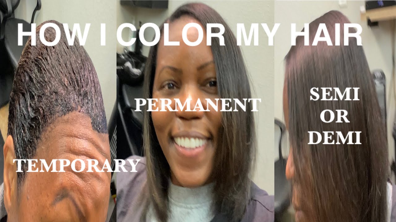 HOW I COLOR MY HAIR SAFELY COLOR HAIR GRAY EDGES YouTube