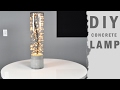 DIY Concrete Lamp Indoor Outdoor DIY Concrete Lamp Indoor Outdoor
