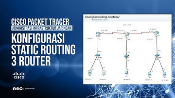 KONFIGURASI STATIC ROUTING 3 ROUTER | ADMINISTRASI INFRASTRUKTUR JARINGAN