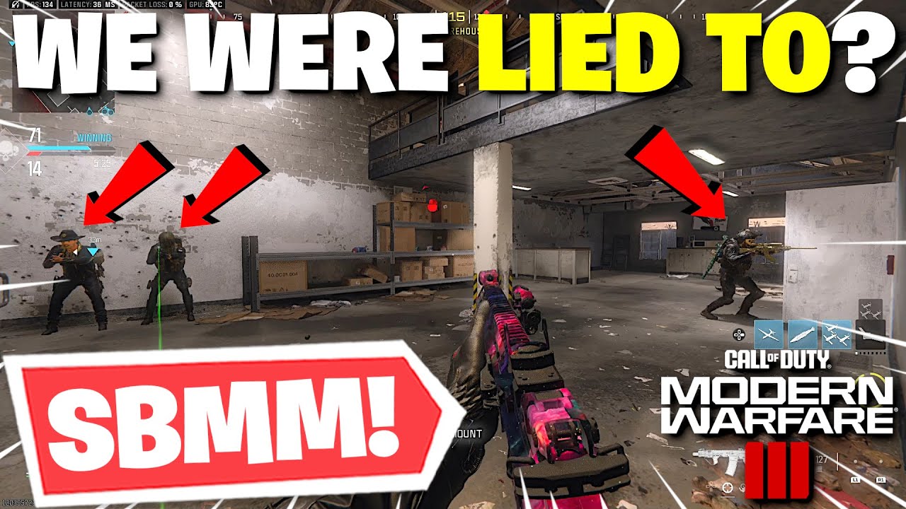 Modern Warfare 3 - Activision Lied To Us About SBMM - MW3 Skill Based ...