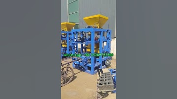 #QT4-24 manual cement #concrete building block making machine for 4 6 8 inch hollow bricks #blocks
