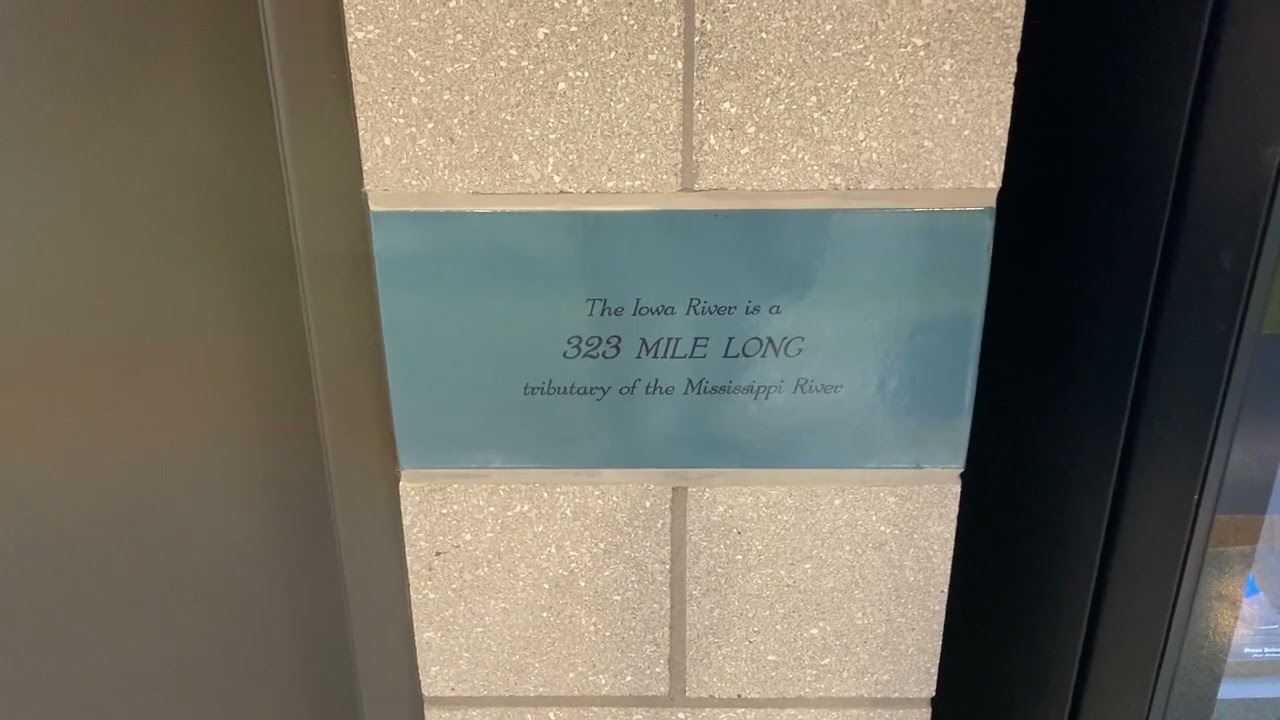 Beautiful Iowa Rest Area teaches us all about WATER? Do you know water? Iowa would like you to know.