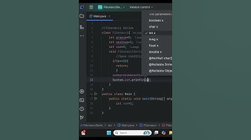 Fibonacci Series Using Recursion – Simple| #shortvideo #shortsfeed #javaprogramming #java