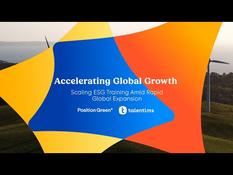 Global growth: Position Green Scales ESG Training with TalentLMS - video from TalentLMS