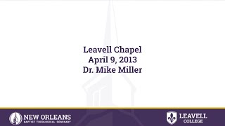 Micah | Dr. Mike Miller | 04-09-2013