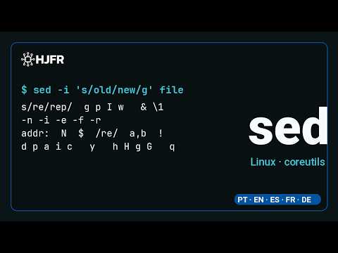 sed — the Complete Guide: stream editing on Linux (every flag) | HJFR