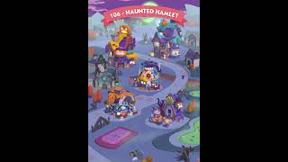 Monopoly GO Board 106 – Haunted Hamlet | Extended Ambient Animation (Expanded Perspective)