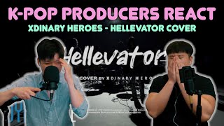 Musicians react \u0026 review ♡ Xdinary Heroes - Hellevator Cover