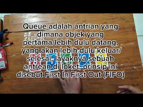 Contoh simulasi pelajaran stack dan queue