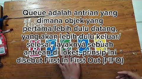 Contoh simulasi pelajaran stack dan queue