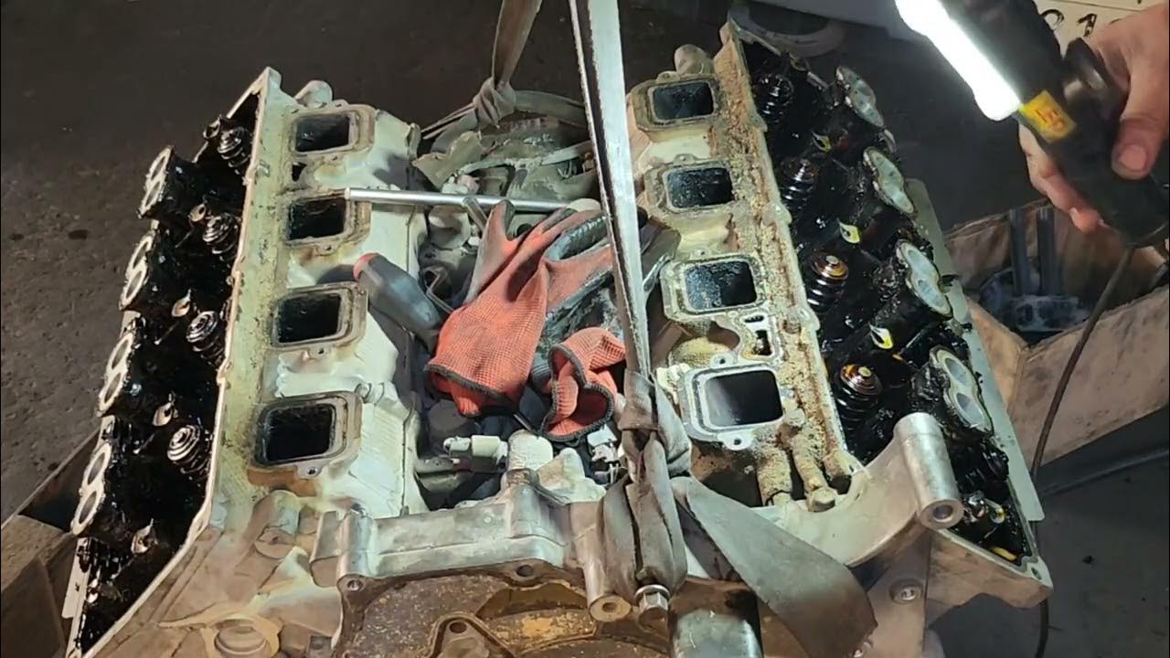 P2 how to remove rocker arm and cylinder head... durango dodge YouTube