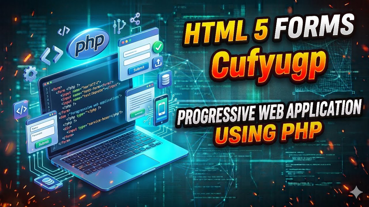 Html 5 forms | progressive web application using php fyugp - YouTube