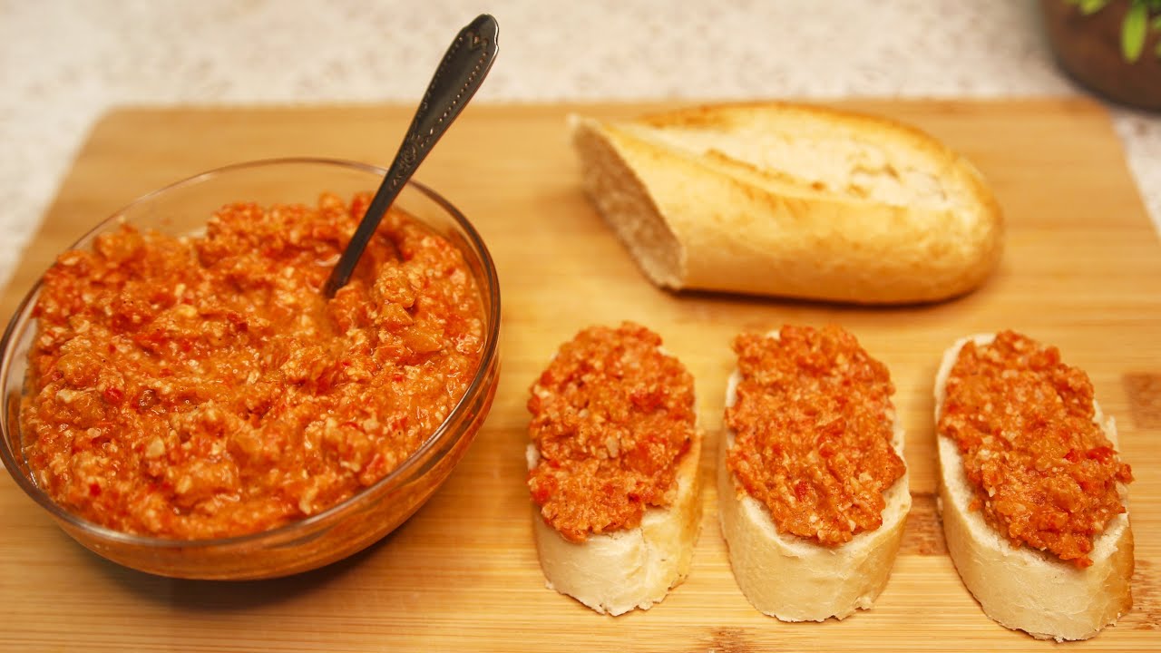 Недорогой спред всего из 3 ингредиентов! Такого вкусного помидора вы еще не ели!