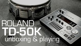 Roland Td-50 K Electronic Drums Unboxing & Playing By Drum-Tec