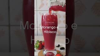 TEPACHE MORANGO E HIBISCO 🌺 🍓 - refrigerante natural e caseiro de fermentação selvagem ✨