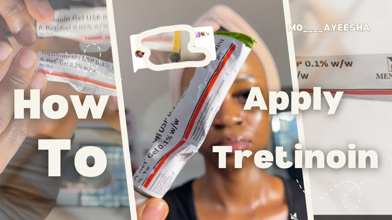 How to safely apply tretinoin using the sandwich method to avoid excessive irritation.