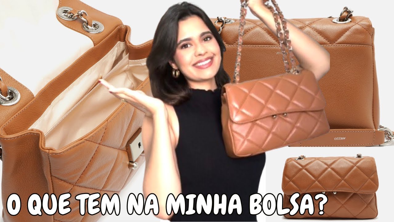O QUE TEM NA MINHA BOLSA | TOUR BOLSA AREZZO