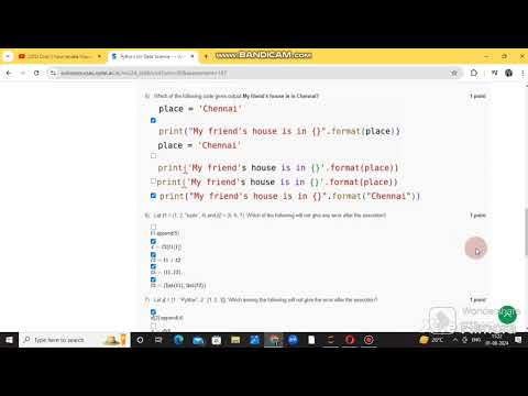 NPTEL PYTHON FOR DATA SCIENCE WEEK 2  ASSIGNMENT 2(graded) solutions JULY 2024 MSVV TECH CONTENT