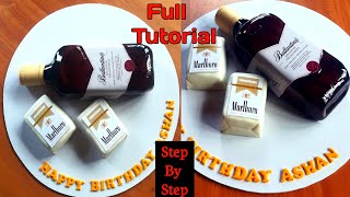 Whisky Bottle Theme Cake Ballantine Scotch Bottle Cake Seller Factg