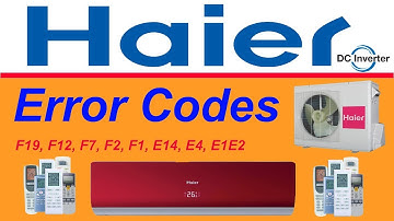 Haier Air Conditioner All Error Codes And Solution Troubleshooting Urdu/Hindi