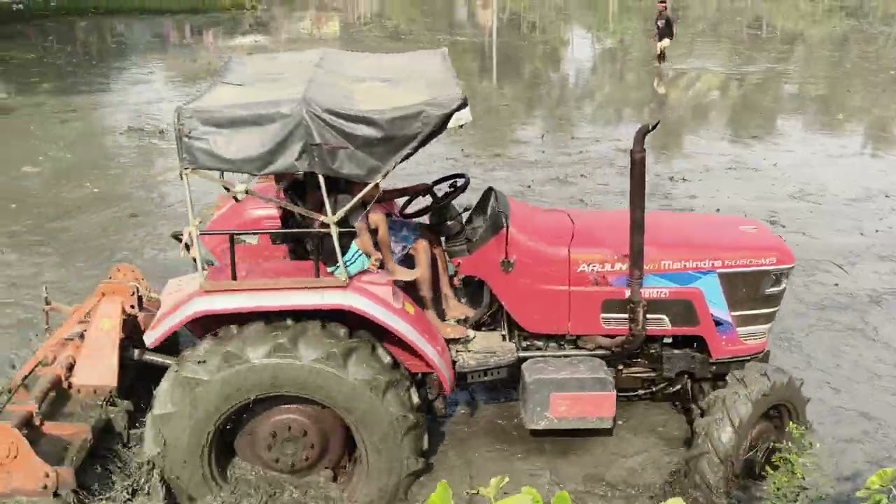 মাহিন্দ্রা অর্জন নব 605MS DI     #ekmotahathighumechala #automobile #excavator #5thseptember