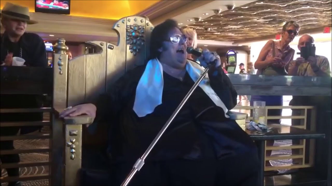 Big Elvis ~ Suspicious Minds & Burning Love - Harrah's Las Vegas