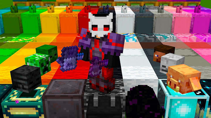 PEGUEI TODOS OS BLOCOS DO MINECRAFT