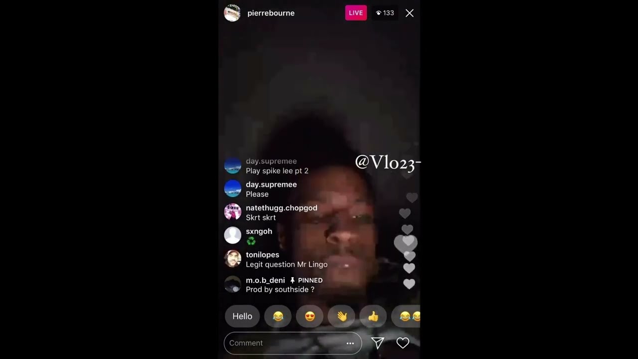 Pi'erre Bourne 5/13/18 Instagram Live: 2017 music, talking about the YSL song, rare grails, Die Lit