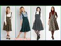 Tweed Pleated Mini Checked Overall Dress/Corduroy Suspender Dress/Cotton Plaid jumper Skirts