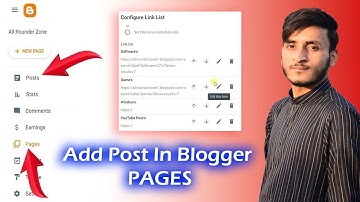 How to Add Post in Blogger Pages 2023 | Create Pages in Blogger | Add Posts & Pages Menu In Blogger