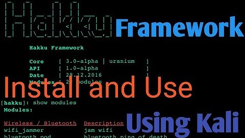 Best Penetration Testing And H@cking Tools 2019 Hakku Framework*