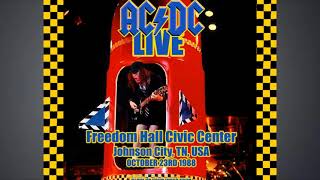 AC/DC - LIVE Johnson City, TN, USA, October 23rd, 1988 Full Concert (Enhanced soundboard)