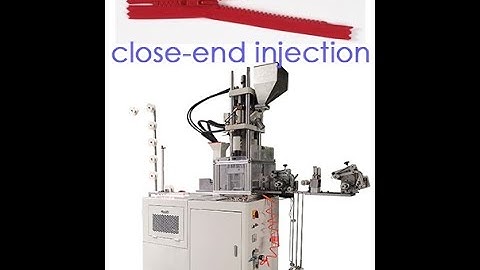 HY-126S-B Auto pin pin and close end zipper injection machine for plastic zipper