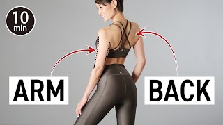 [10 минут] Тренировка для создания сексуальных рук и спины. БЛЕСК # 562.