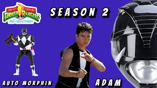 BLACK is Back! Playmates MMPR Re Ignition Season 2 Auto Morphin Black Ranger Adam Park Review