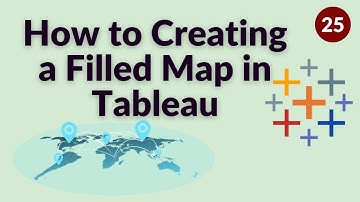 How to Creating a Filled Map in Tableau | Tableau Tutorial for Beginners to Super