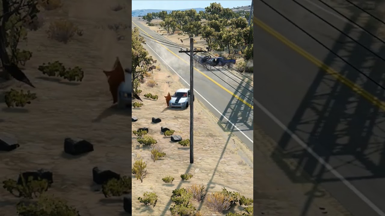 Realistic Highway Car Crashes #6  
