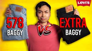 Which Jean Is Better? | Levi's 578 Baggy vs Extra Baggy