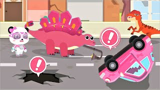 Dinosaur Rescue Team - Help The Dinosaurs Out Of Danger And Take Care Of Them - Babybus Game Video