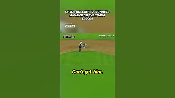 Chaos Unleashed! Runners Advance on Throwing Error!