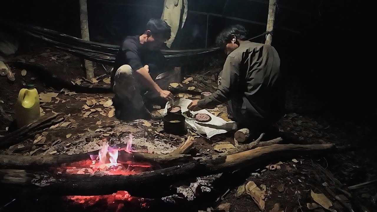 สร้างกระท่อม กับเพื่อน วันที่1 