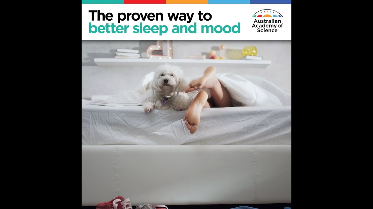 The proven way to better sleep and mood - YouTube
