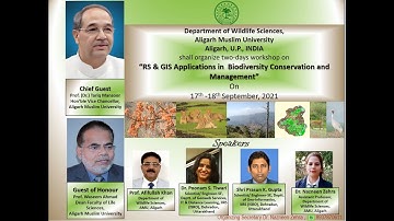 Workshop Day 1st - 17.09.2021 (Full length video) on RS and GIS Applications by Dept. of Wildlife